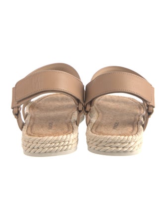 Vince Leather Slingback Sandals
