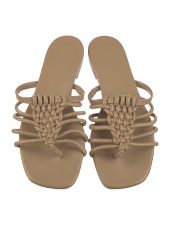 Vince Leather Slides