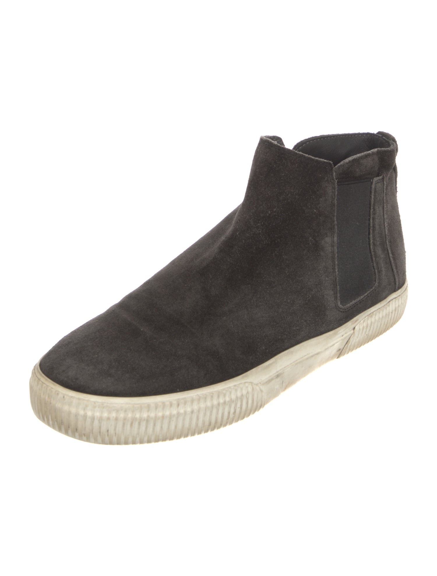 Vince Suede Colorblock Pattern Sneakers