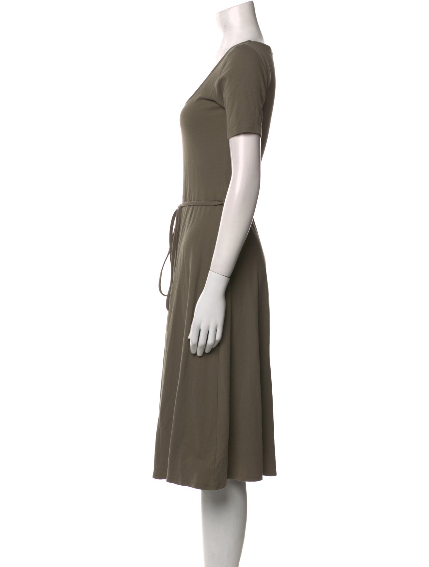 Vince Square Neckline Knee-Length Dress