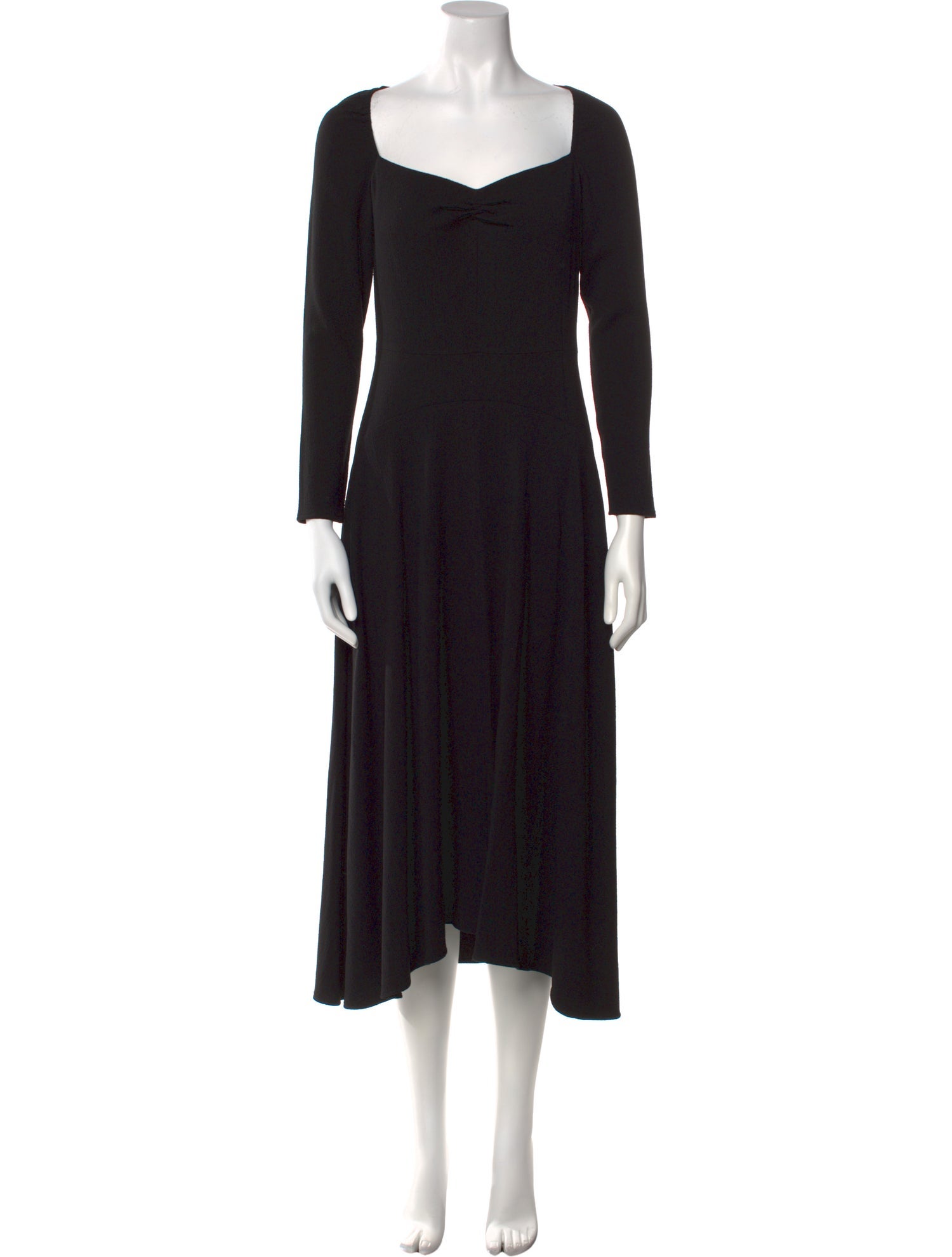 Vince Square Neckline Midi Length Dress