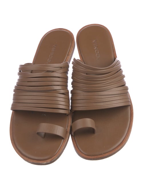 Vince Leather Slides