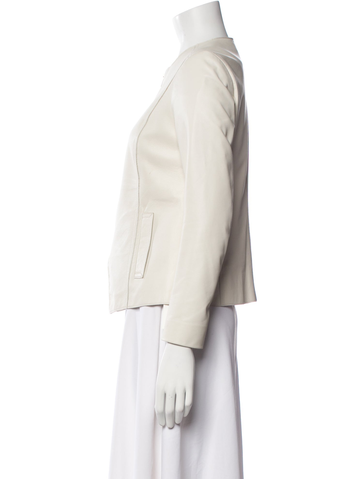 Vince Lamb Leather Evening Jacket