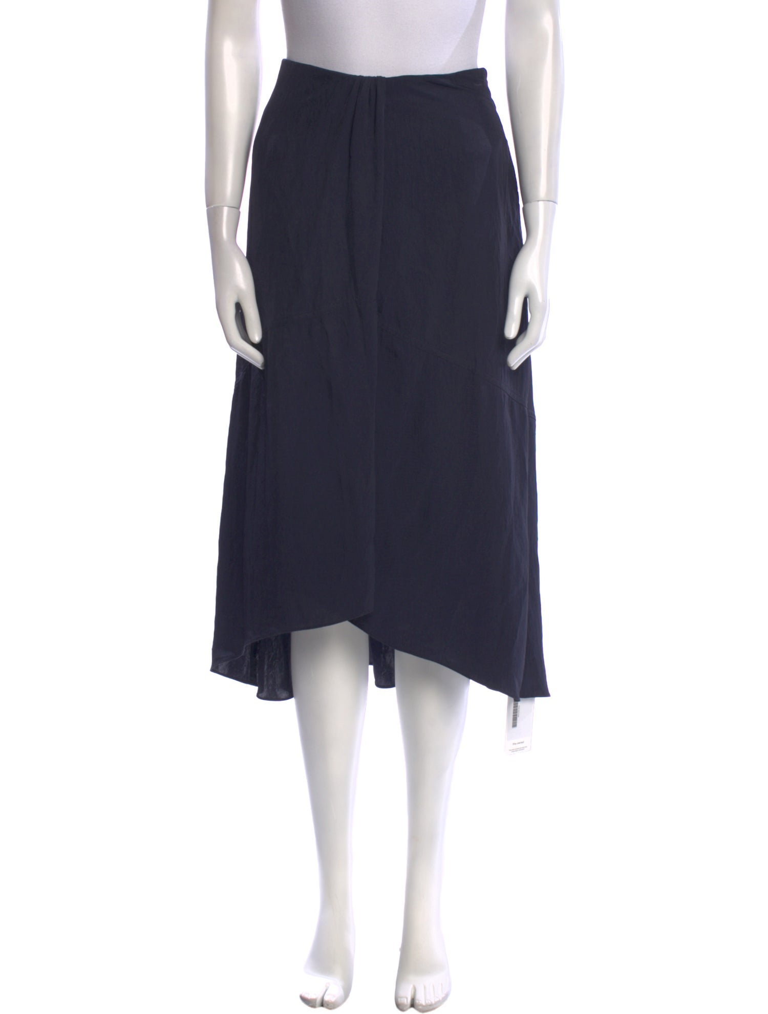 Vince Pleated Accents Midi Length Skirt