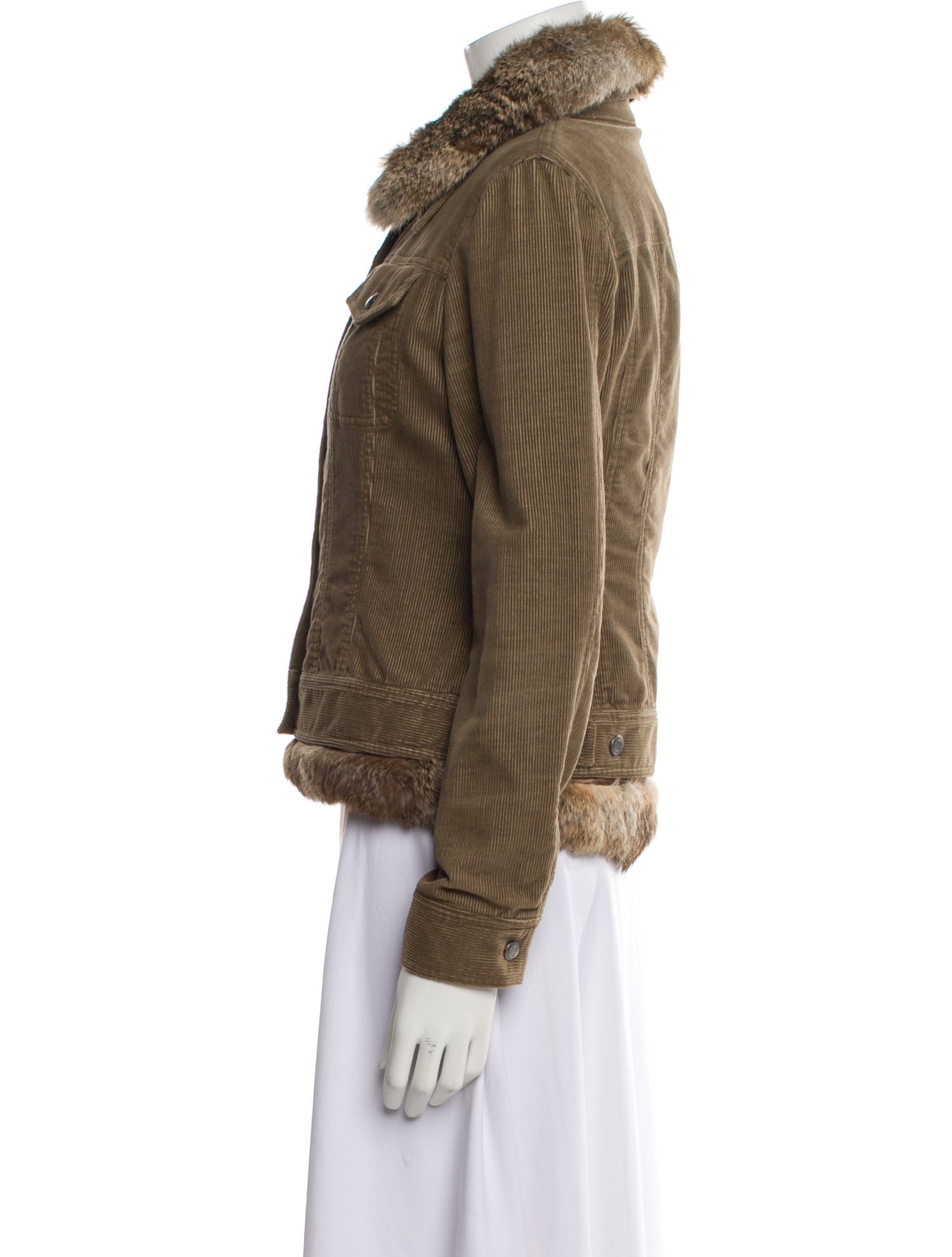 Vince Fur Trim Jacket