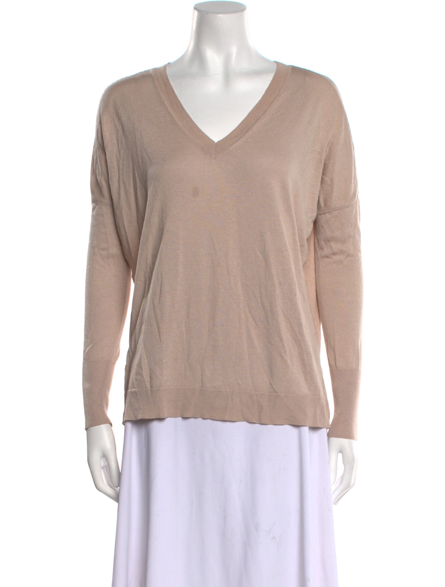 Vince Silk V-Neck Sweater