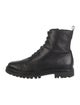 Vince Leather Combat Boots