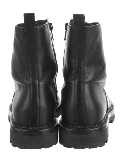 Vince Leather Combat Boots