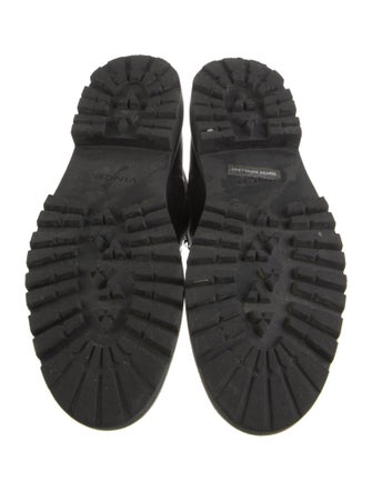 Vince Leather Combat Boots