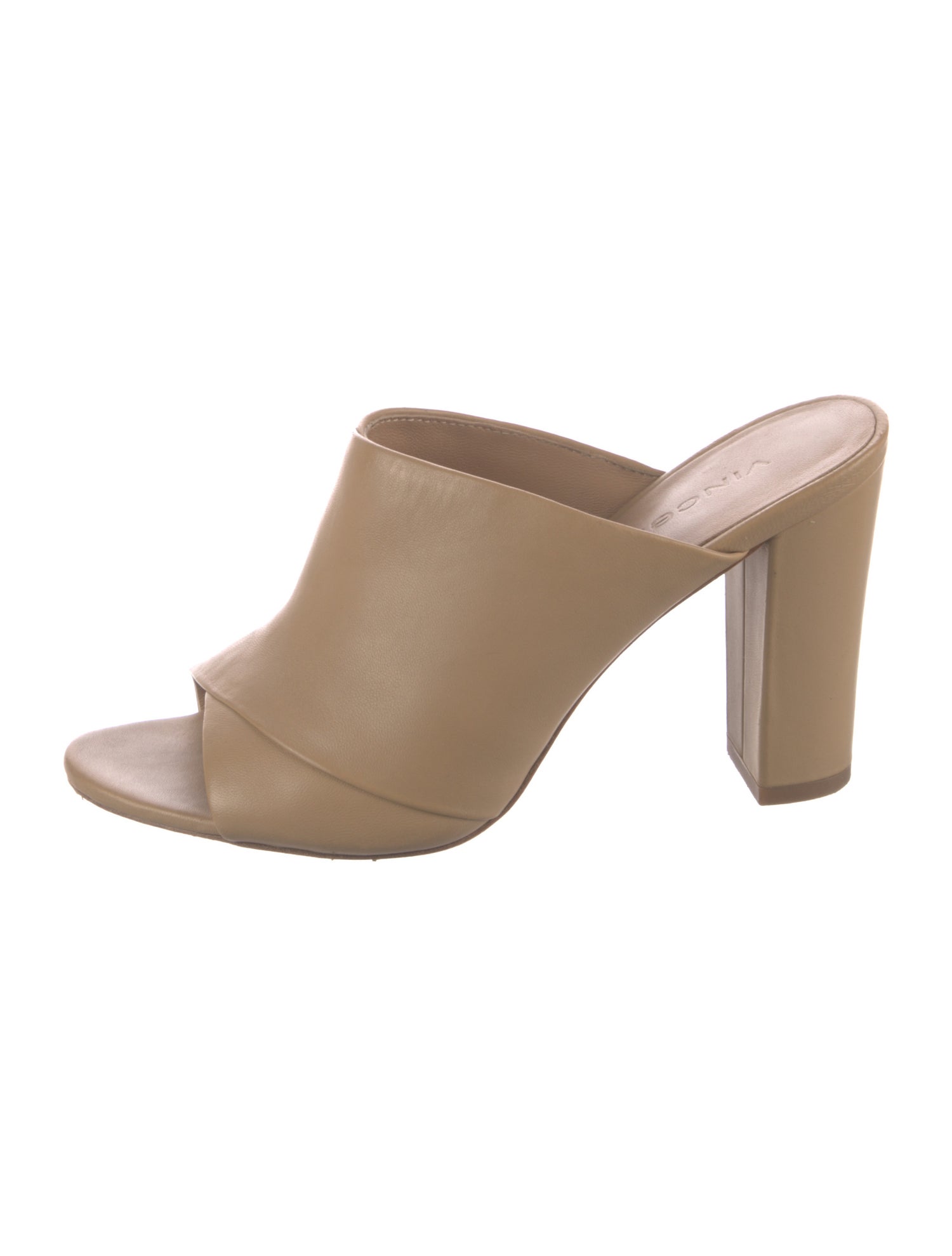 Vince Leather Slides