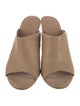 Vince Leather Slides