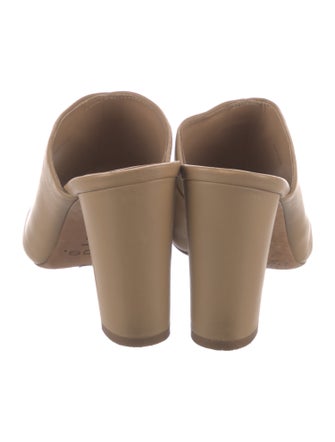 Vince Leather Slides