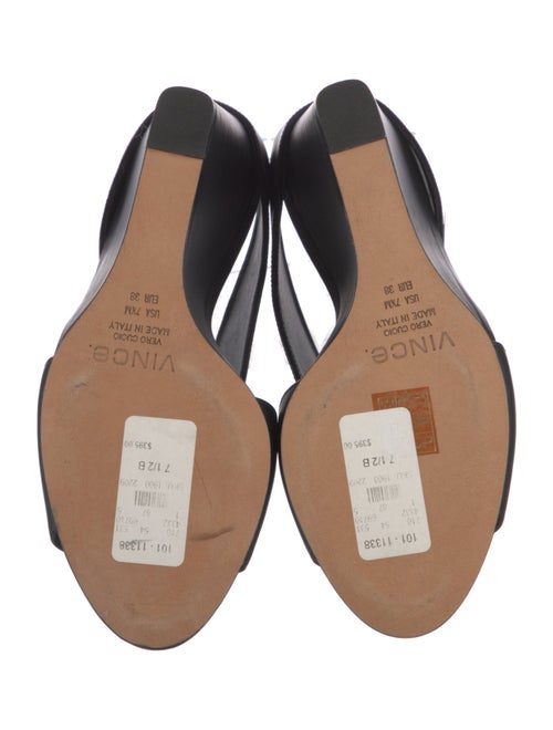 Vince Leather Slides