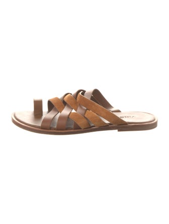 Vince Leather Slides
