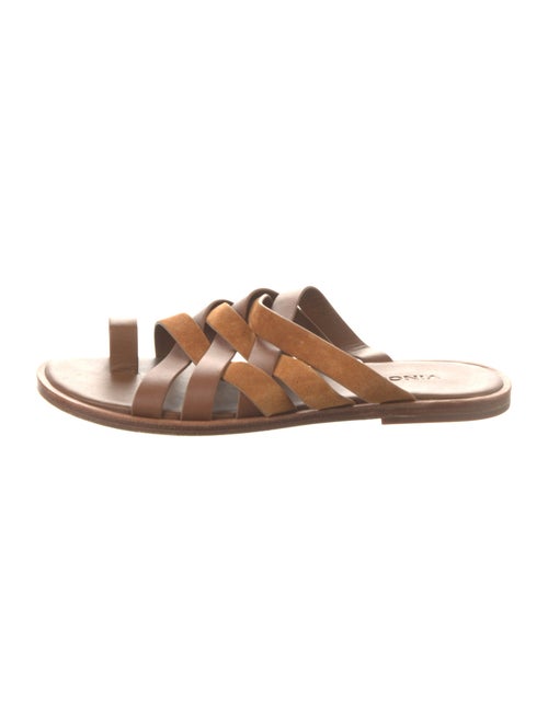 Vince Leather Slides
