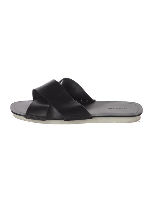 Vince Leather Slides