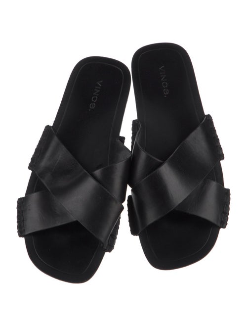 Vince Leather Slides