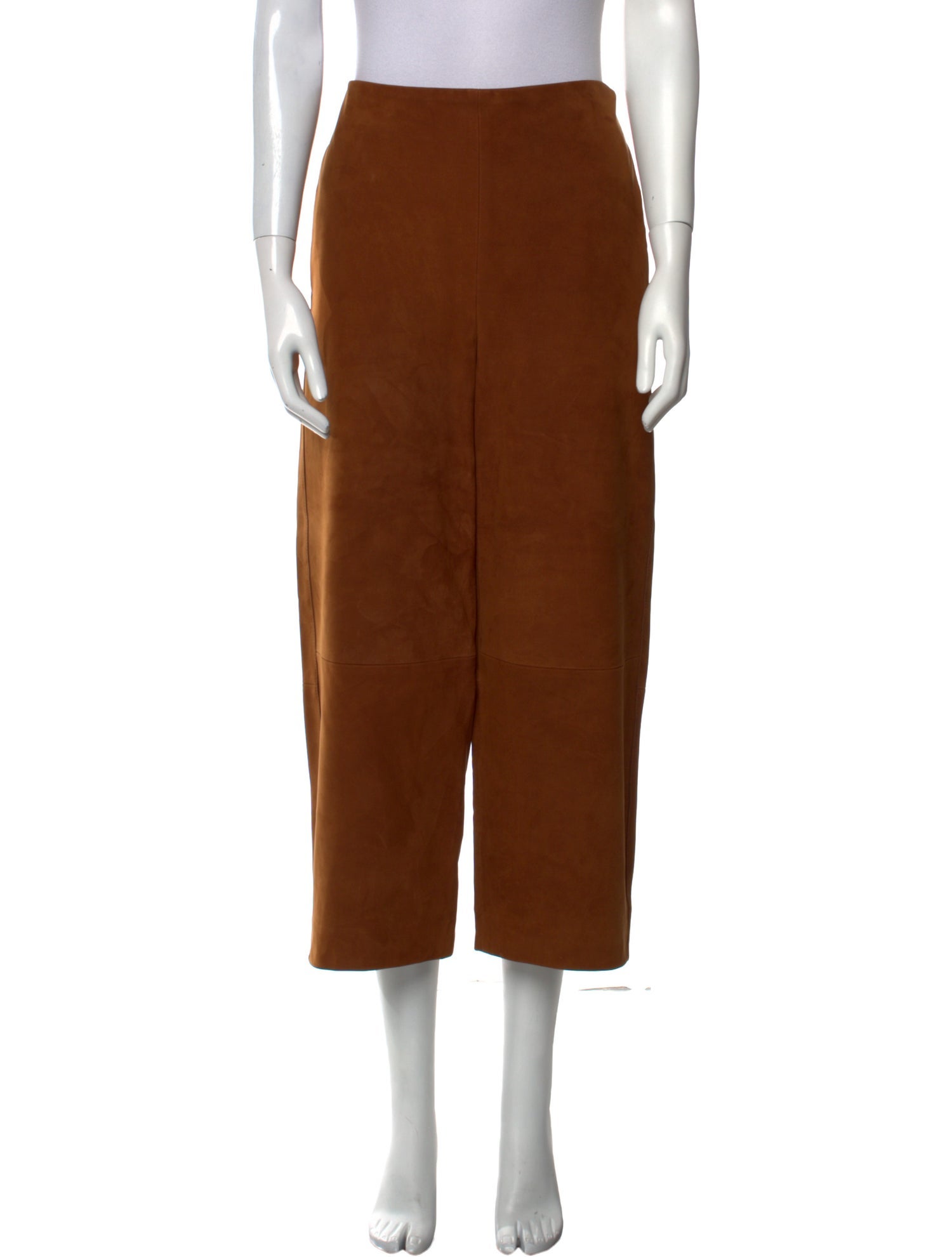 Vince Lamb Leather Wide Leg Pants