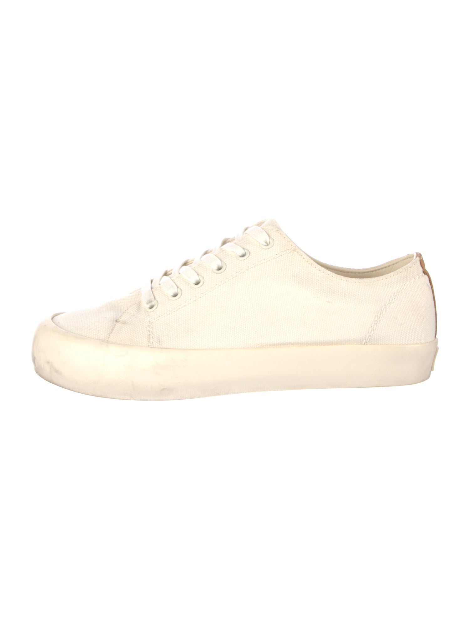 Vince Canvas Leather Trim Embellishment Sneakers
