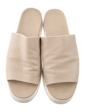 Vince Leather Slides