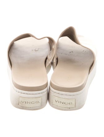 Vince Leather Slides