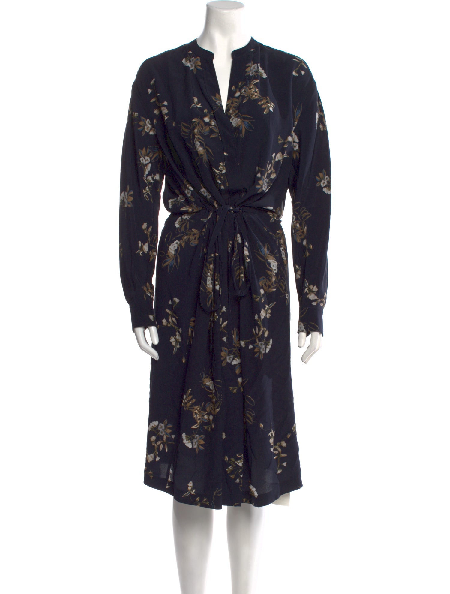 Vince Silk Midi Length Dress