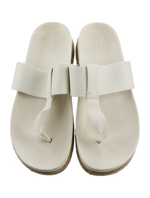 Vince Leather Flip Flops