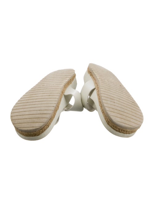 Vince Leather Flip Flops