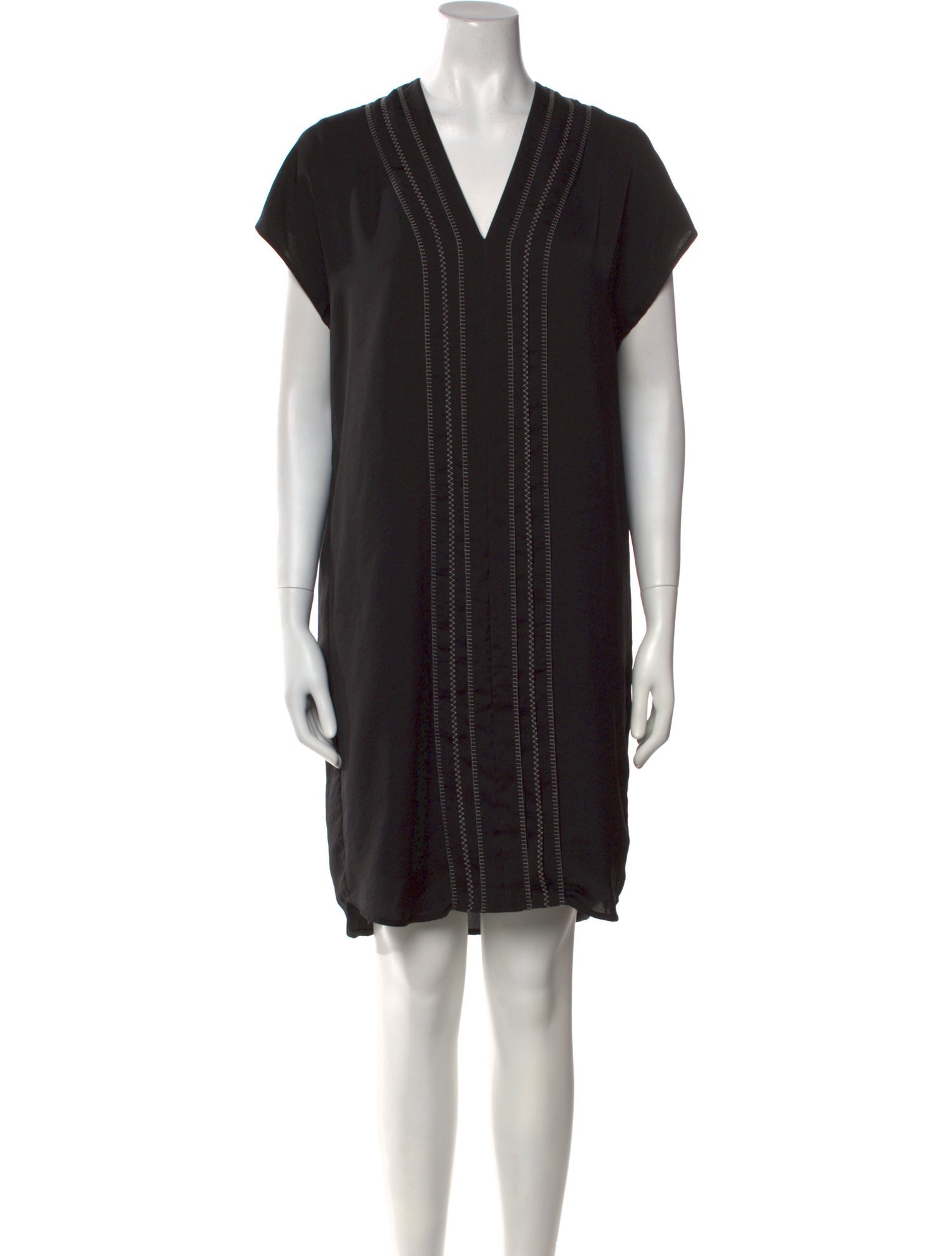 Vince V-Neck Mini Dress