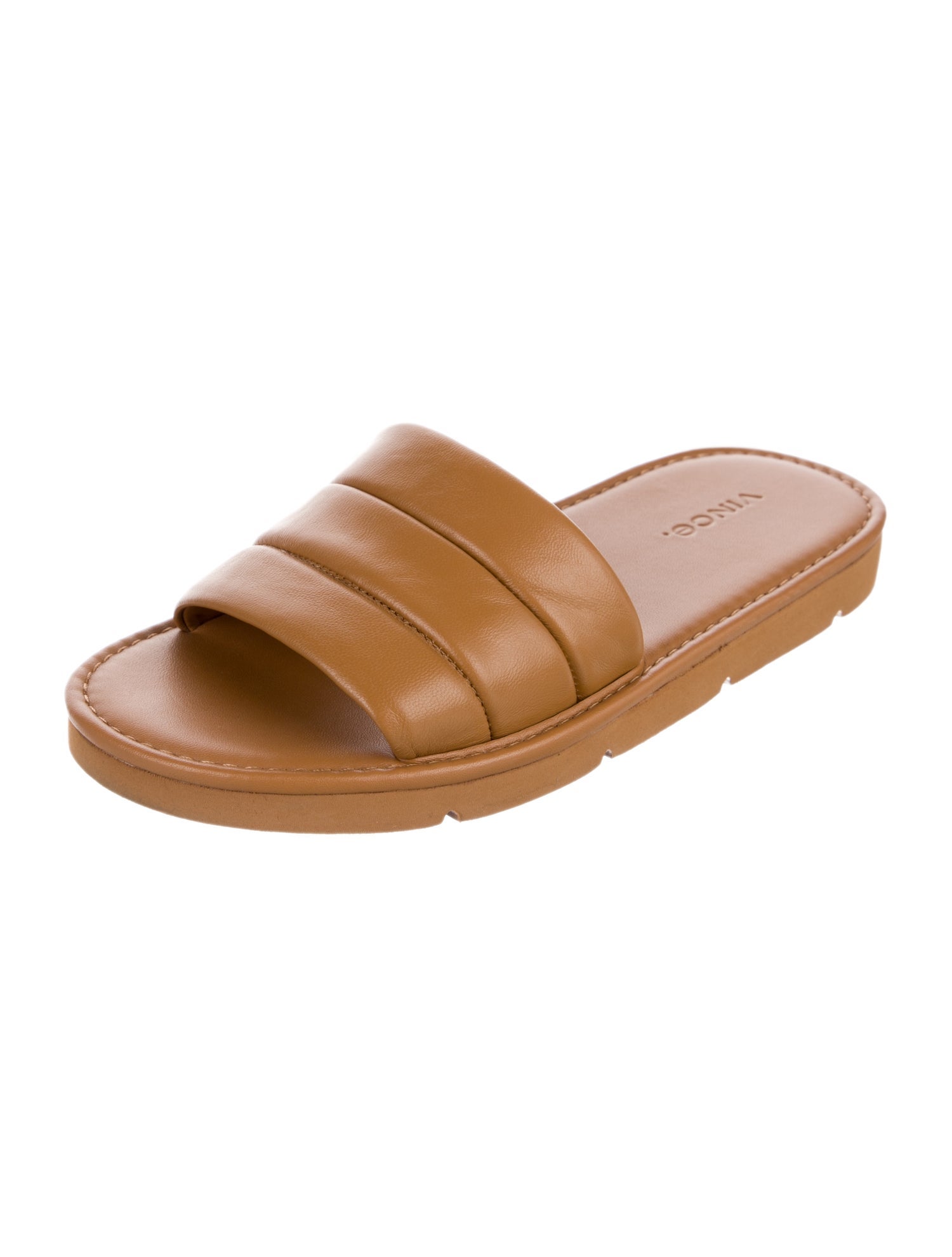 Vince Leather Slides