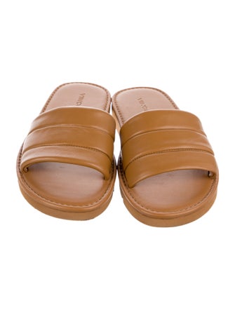 Vince Leather Slides