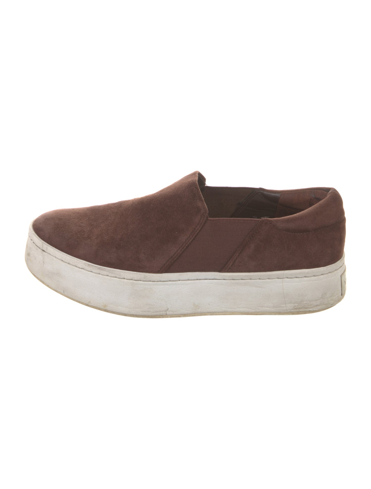 Vince Suede Colorblock Pattern Sneakers