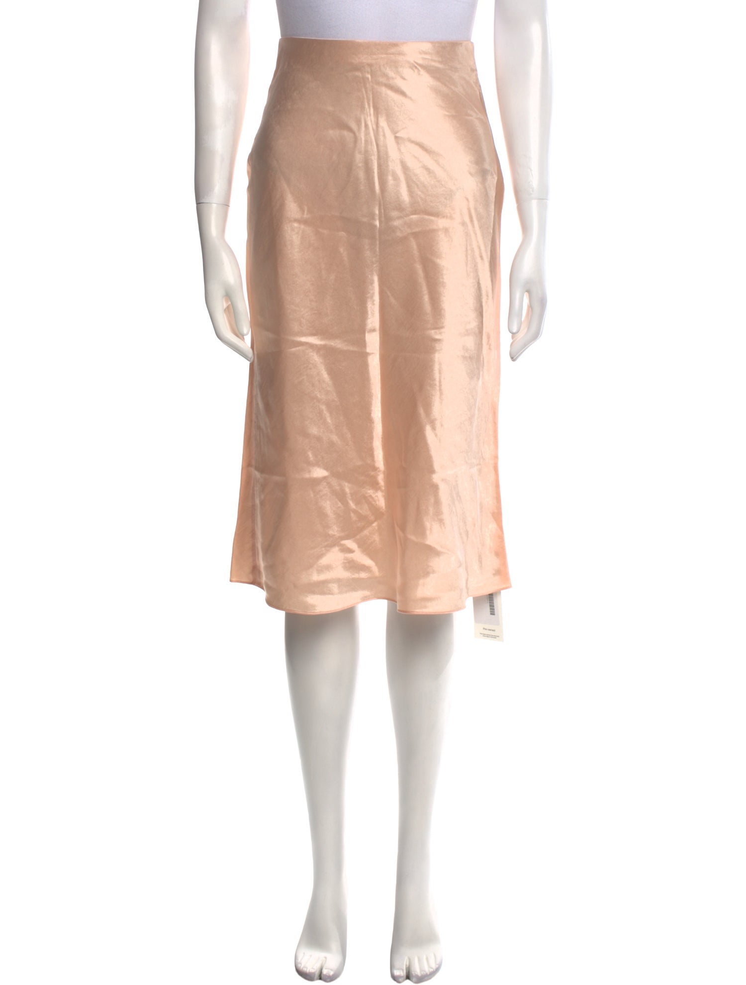 Vince Satin Knee-Length Skirt