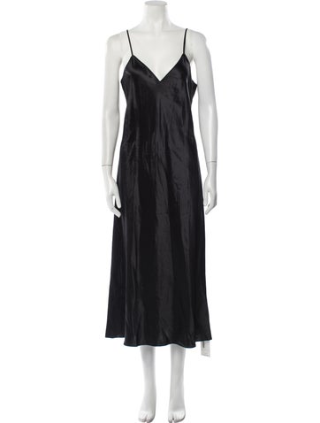 Vince Dresses V-Neck Long Dress L