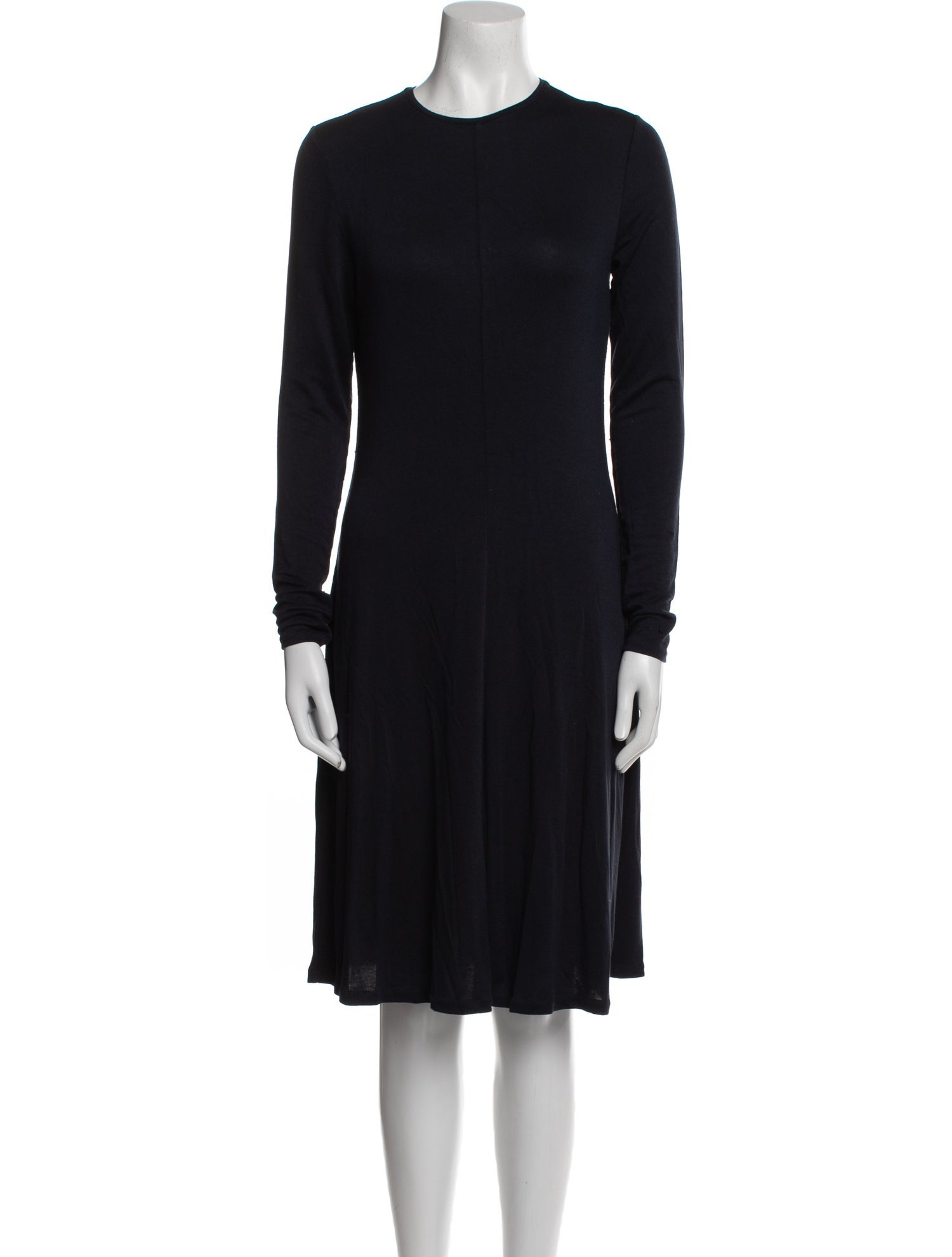 Vince Crew Neck Knee-Length Dress
