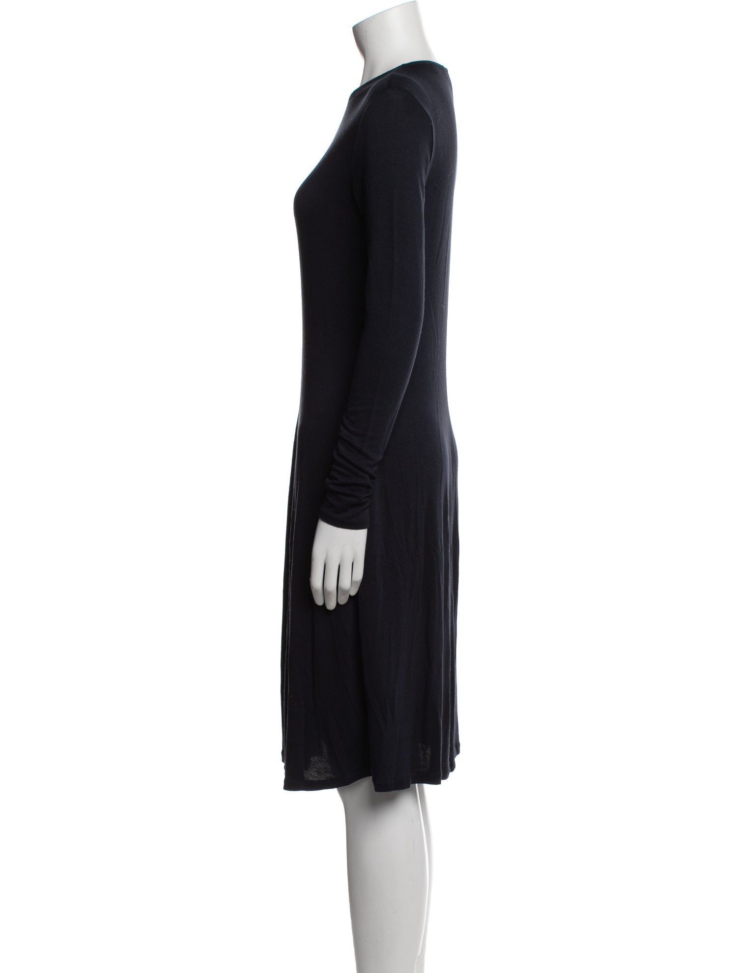 Vince Crew Neck Knee-Length Dress