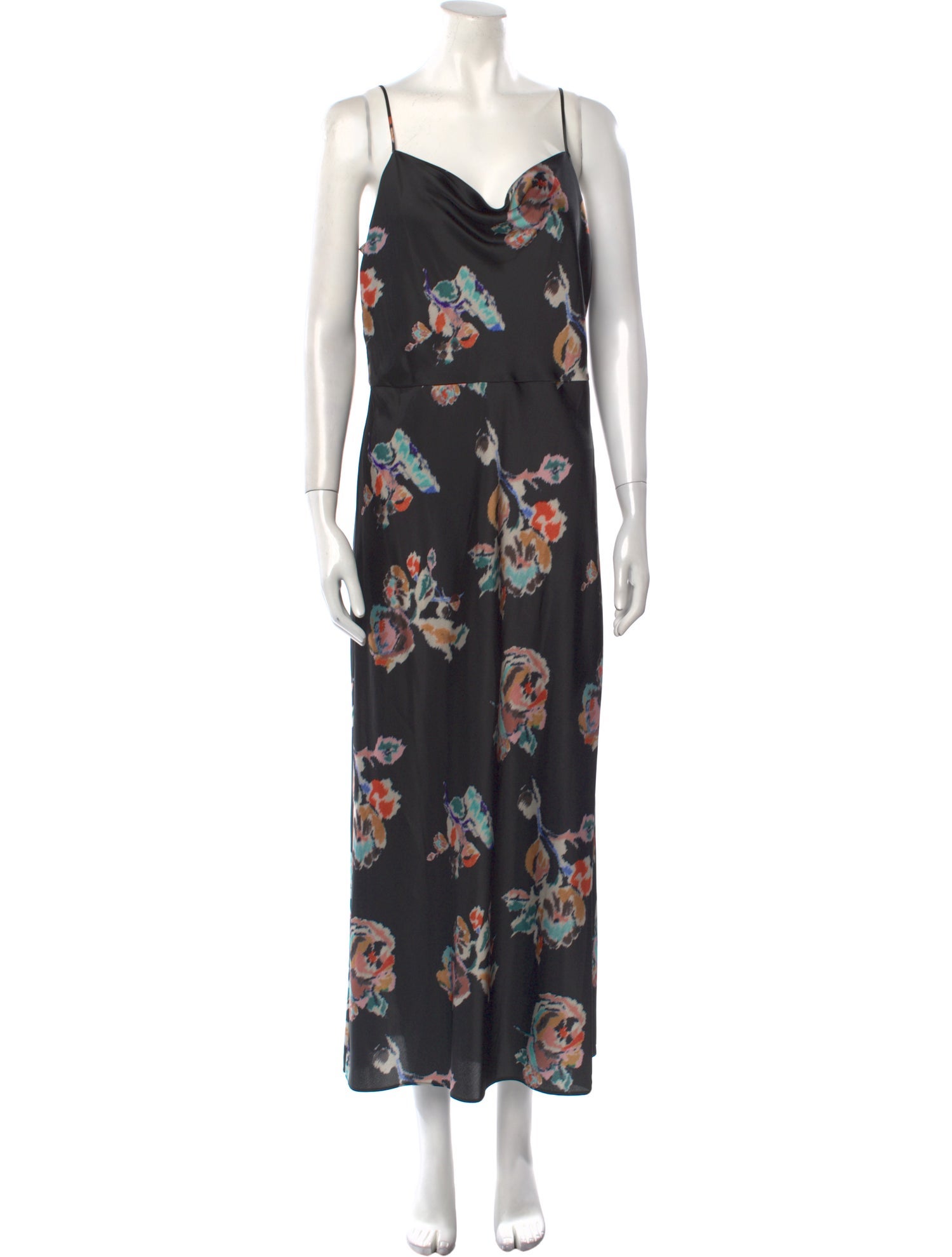 Vince Floral Print Long Dress w/ Tags
