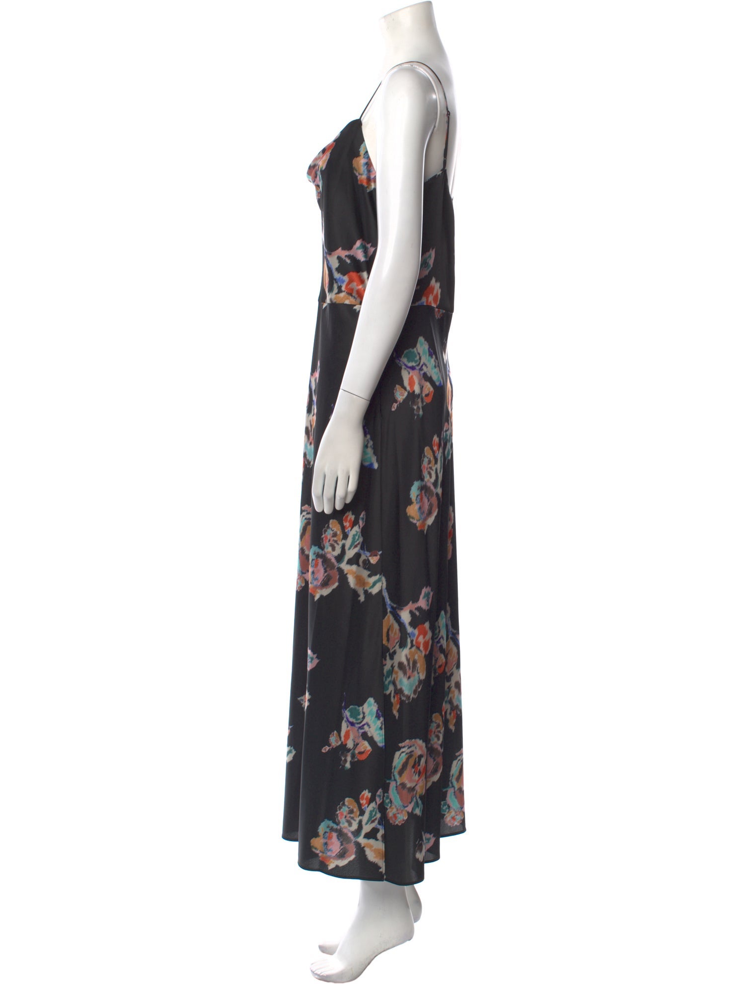 Vince Floral Print Long Dress w/ Tags