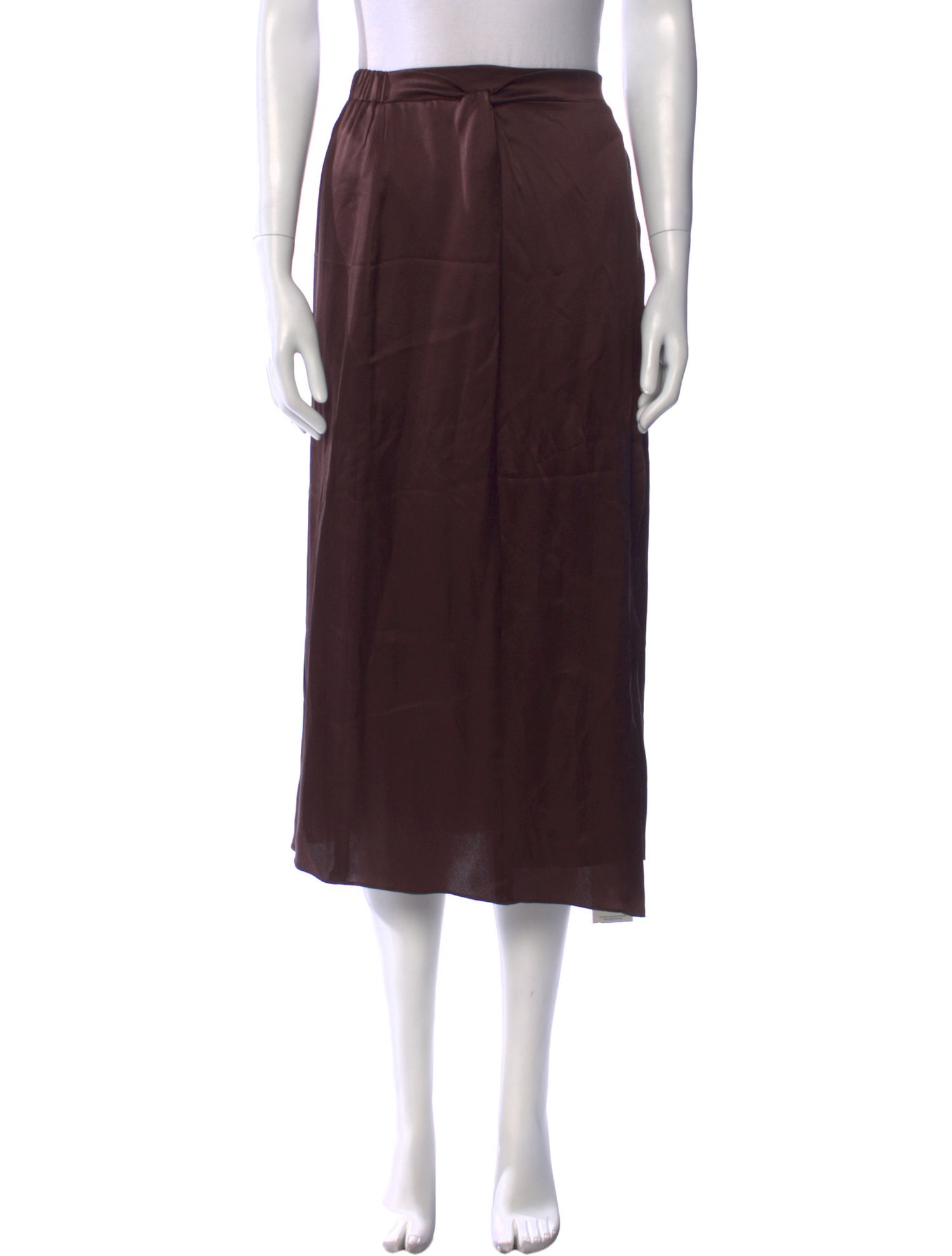 Vince Silk Midi Length Skirt