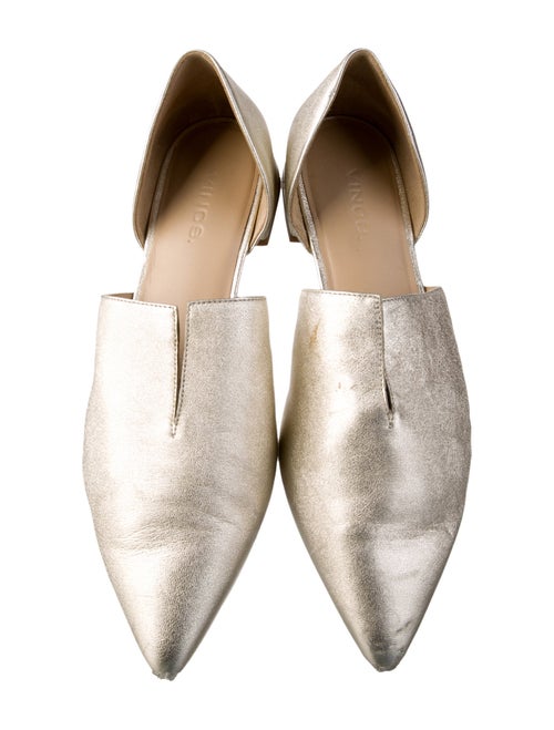 Vince Leather D'Orsay Flats