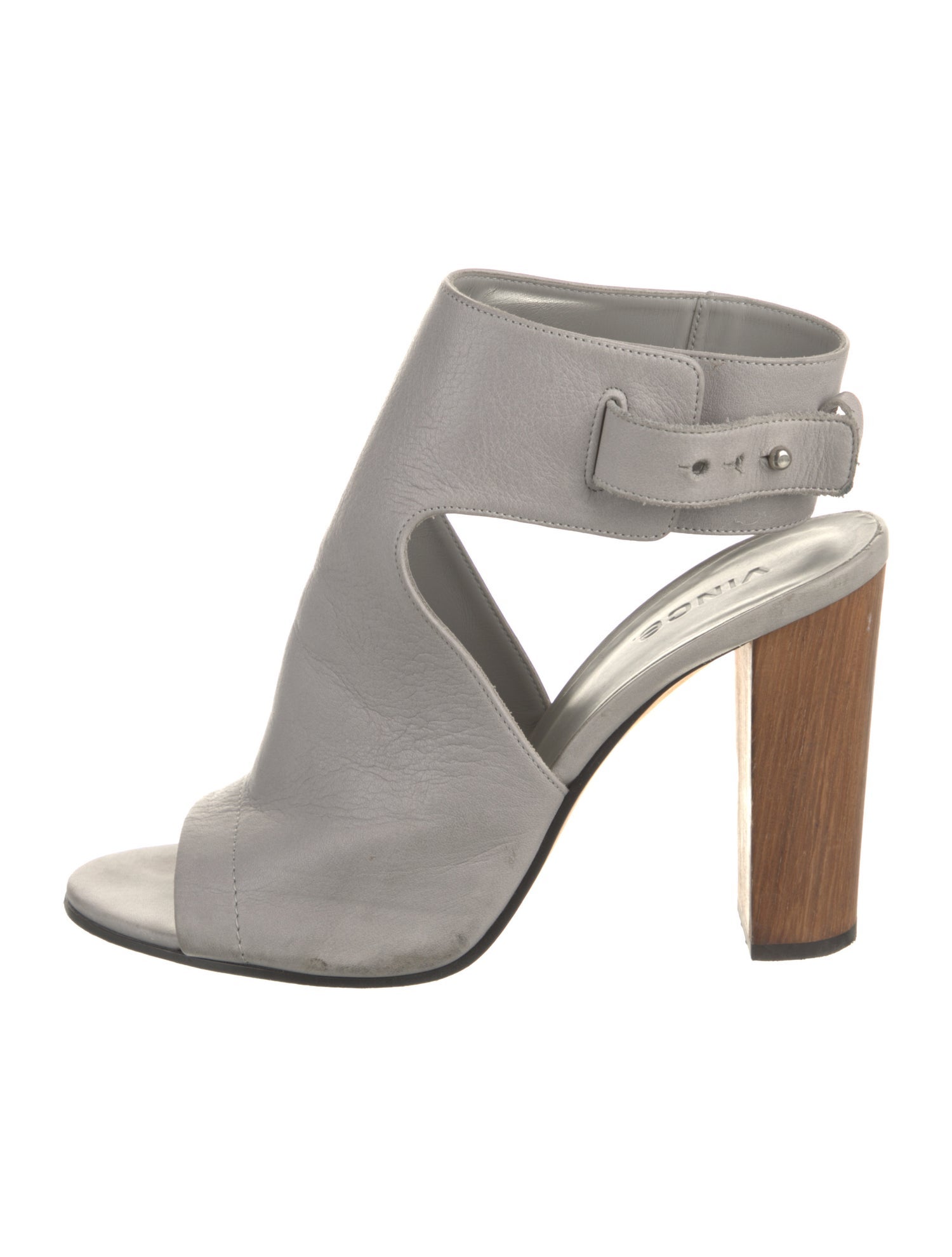 Vince Leather Slingback Sandals