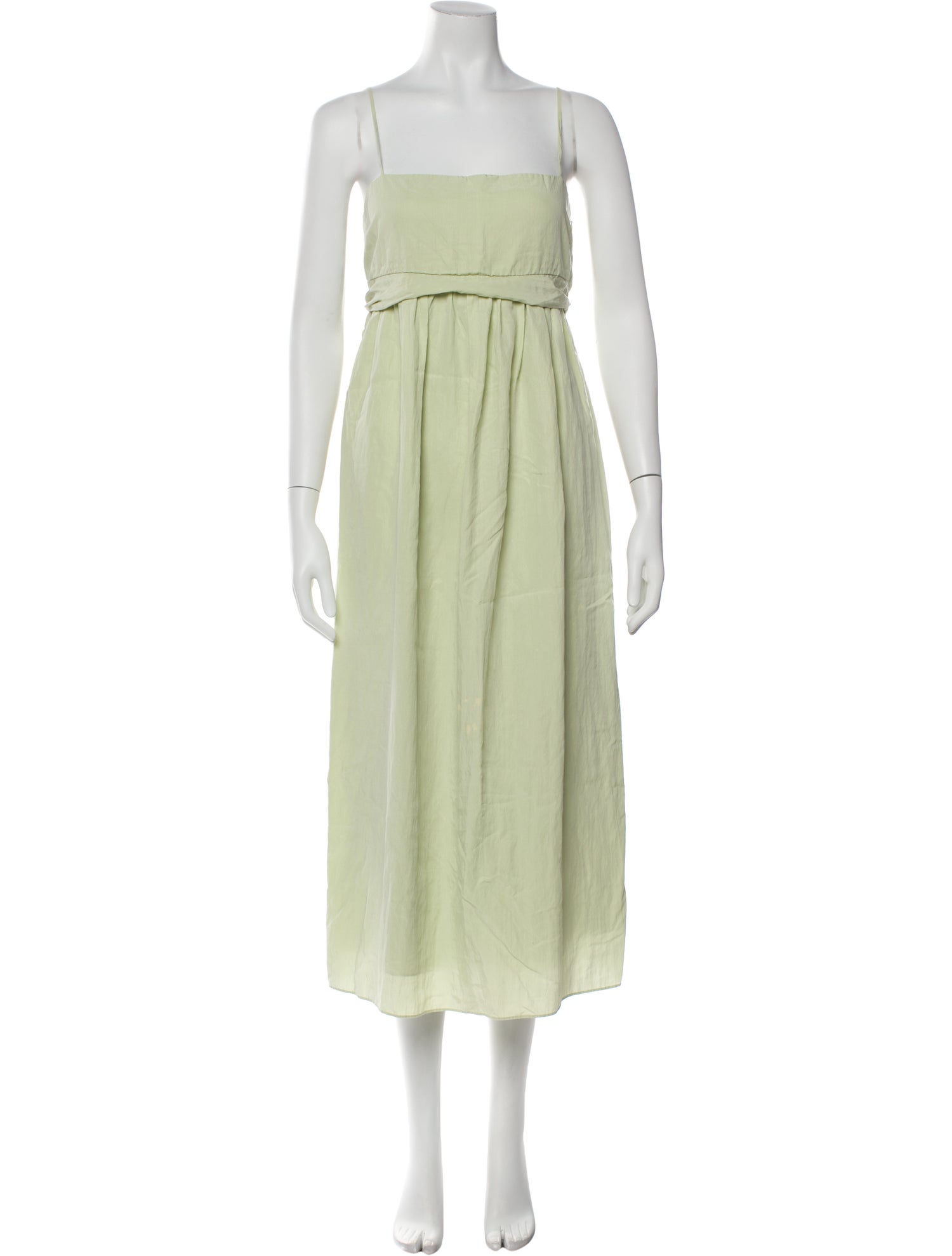 Vince Square Neckline Long Dress