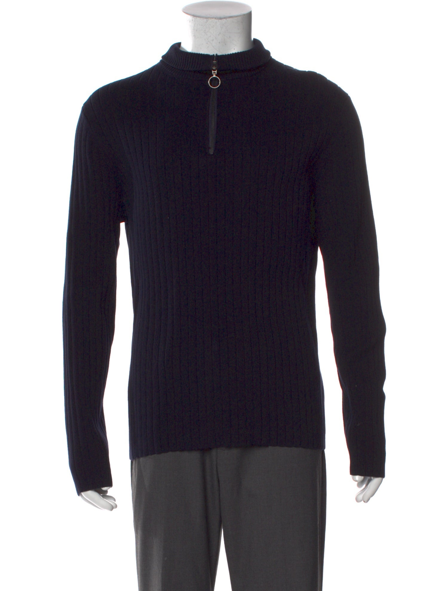 Vince Mock Neck Long Sleeve Sweatshirt