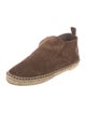 Vince Suede Whipstitch Trim Espadrilles