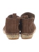 Vince Suede Whipstitch Trim Espadrilles