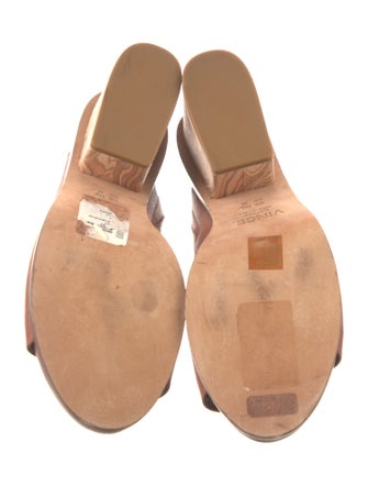 Vince Leather Slides