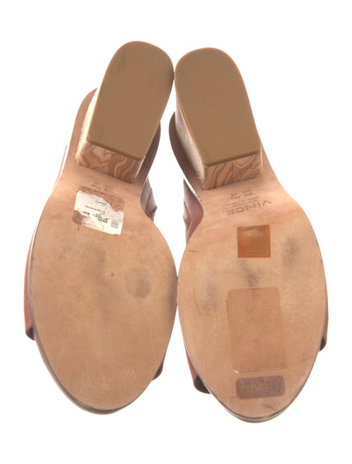 Vince Leather Slides