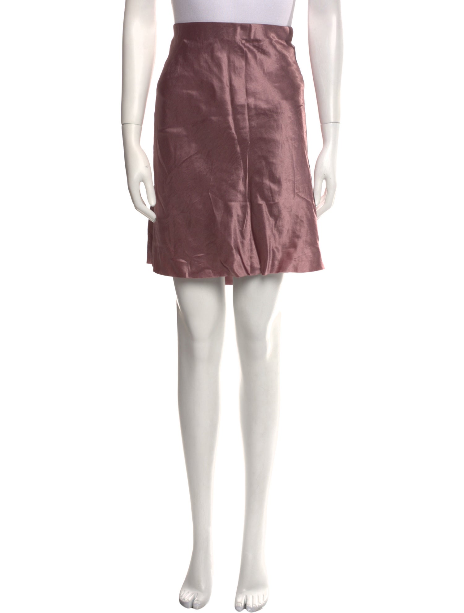 Vince Raw-Edge Trim Mini Skirt