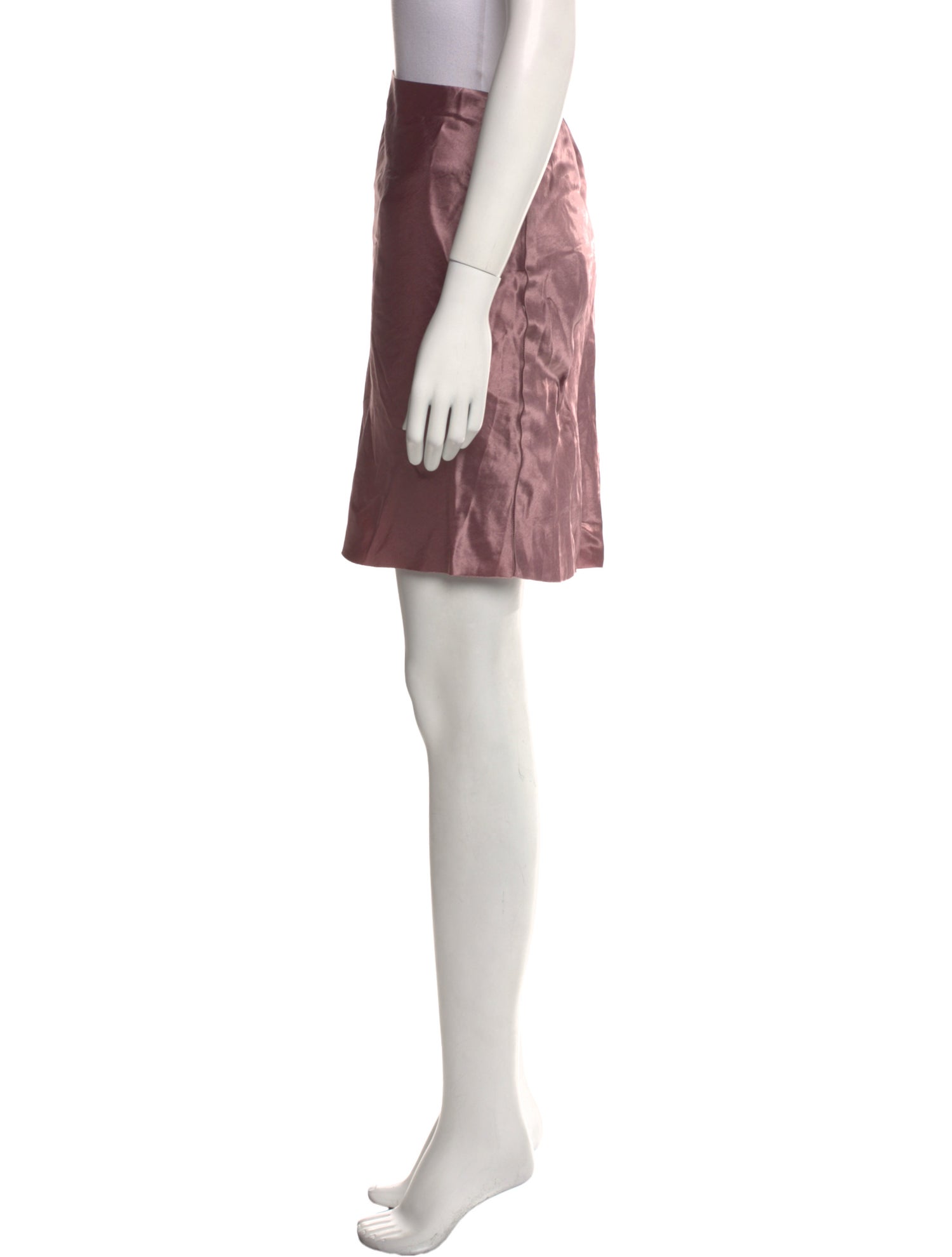 Vince Raw-Edge Trim Mini Skirt