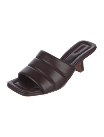 Vince Leather Slides